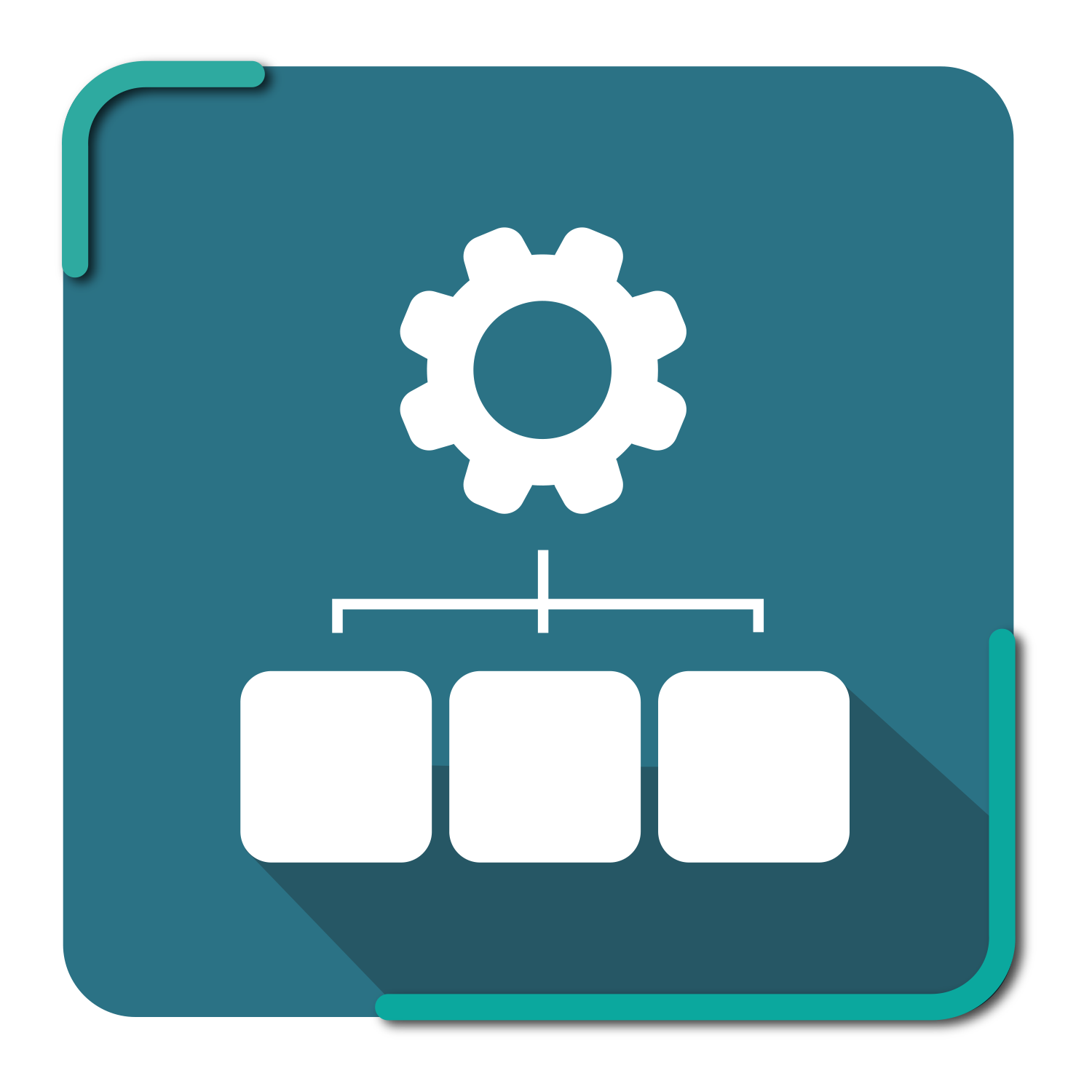 Scale manufacturing icon