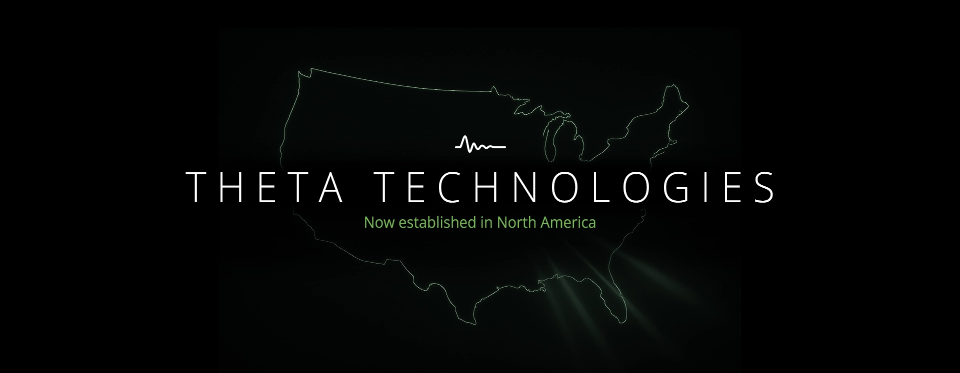 A crack in and additive manufactured part